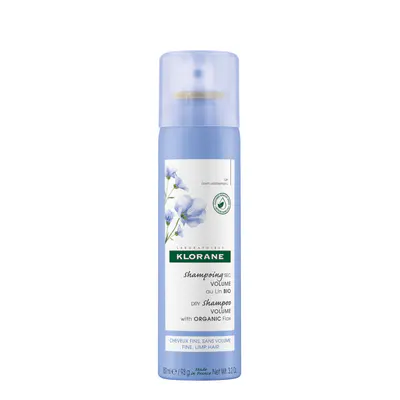 Klorane Dry Shampoo with Organic Flax 150ml - XL Volume - Fine and Flat Hair