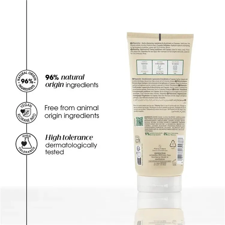 Klorane Repairing Conditioner With Organic Cupuacu 200ml - Dry, Damaged Hair, view 7
