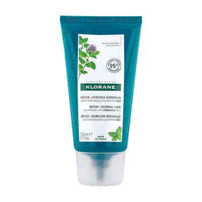 Klorane Detox Conditioner With Organic Mint 150ml - All Hair Types