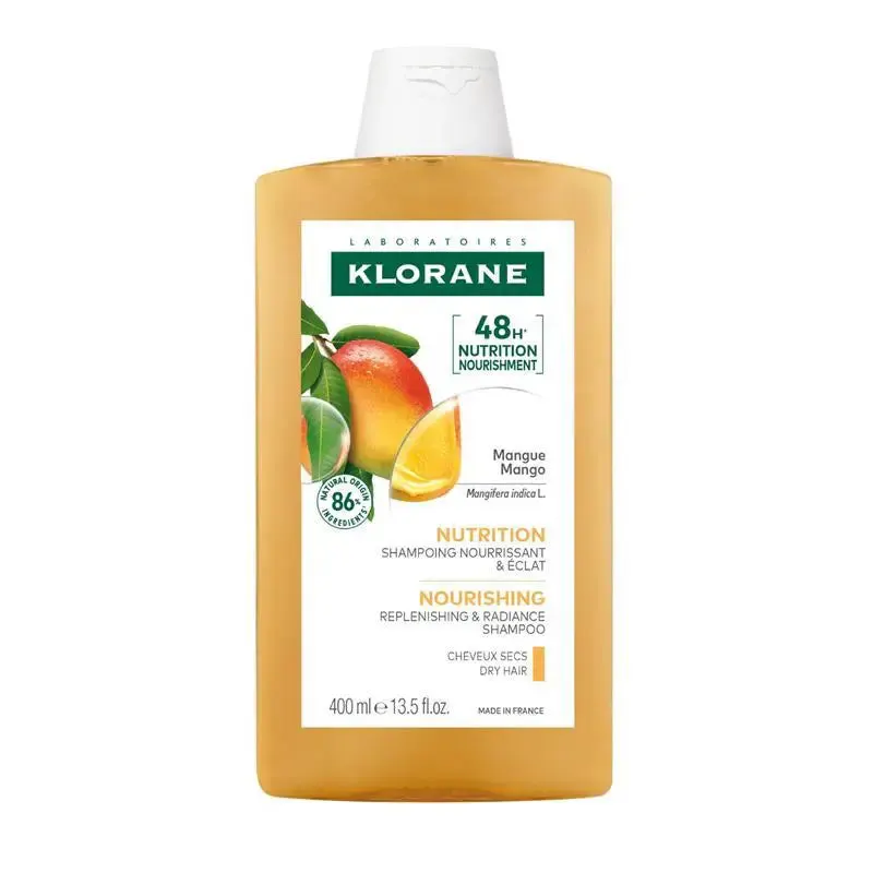 Klorane Nourishing Shampoo With Mango Butter 400ml - Dry Hair