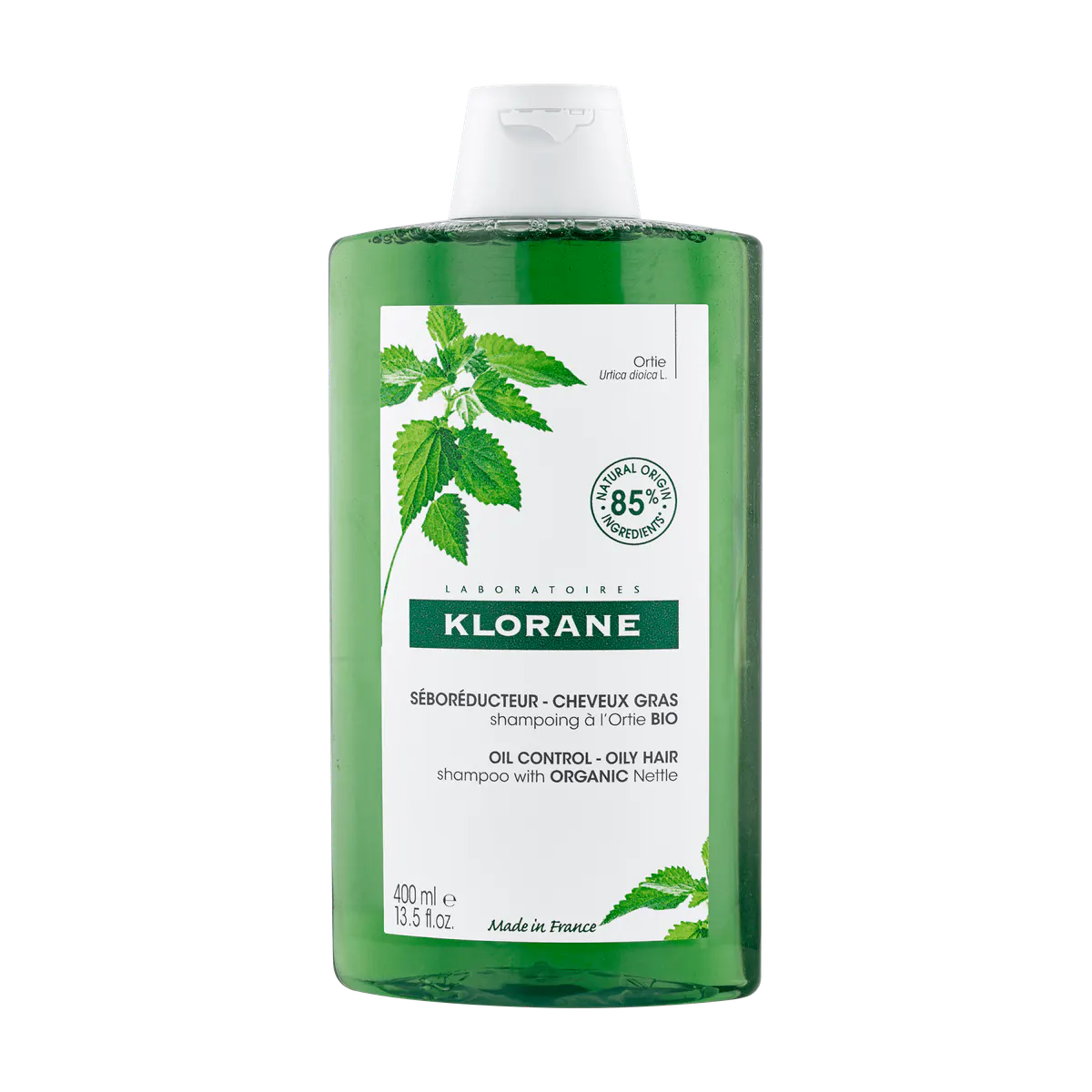 Klorane Shampoo With Organic Nettle - Oily Hair 400ml