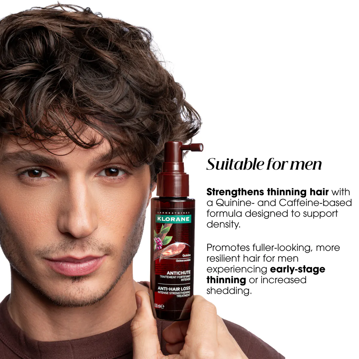 Klorane Strengthening Quinine & Organic Edelweiss Serum 100ml, Thinning Hair, view 10