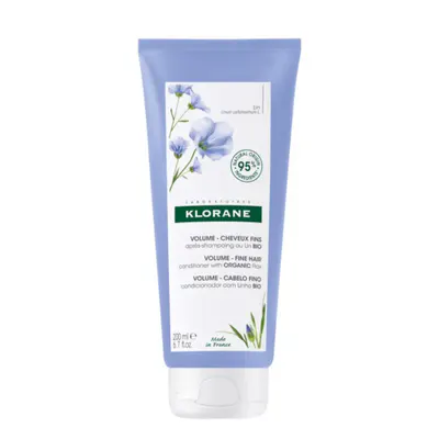 Klorane Volumising Conditioner With Organic Flax - Fine Hair 200ml