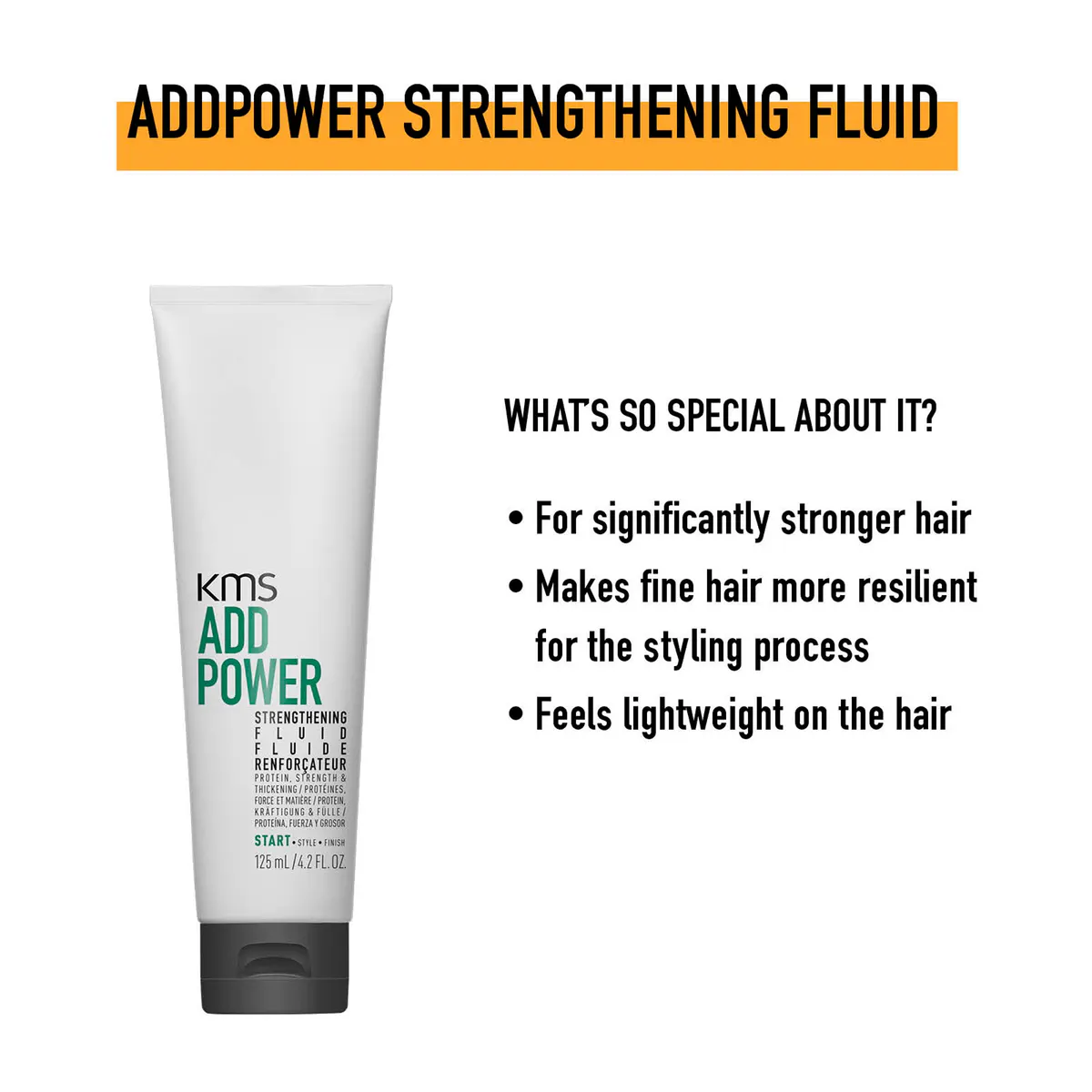KMS Add Power Strengthening Fluid 125ml, view 3