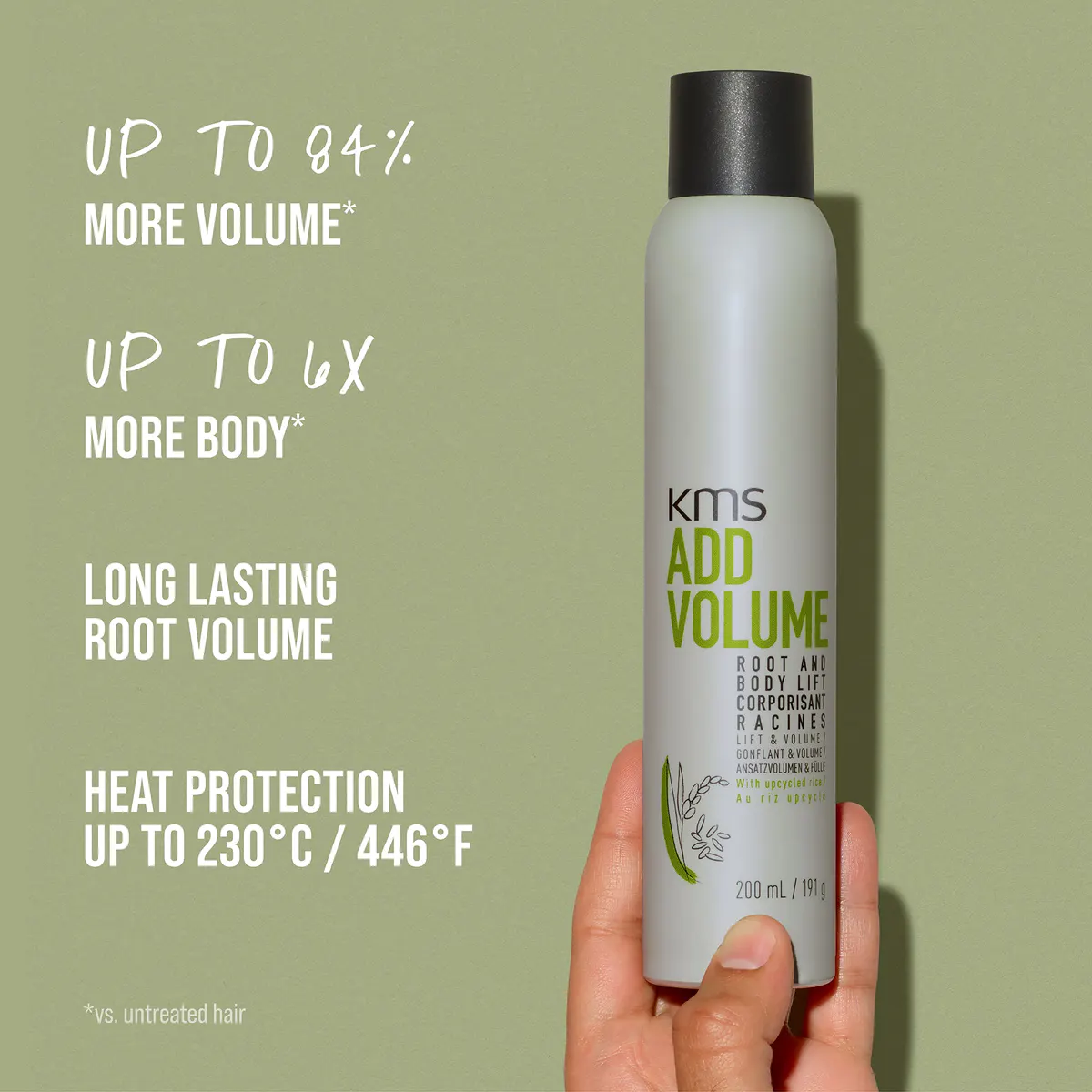 KMS Add Volume Root & Body Lift 200ml, view 4