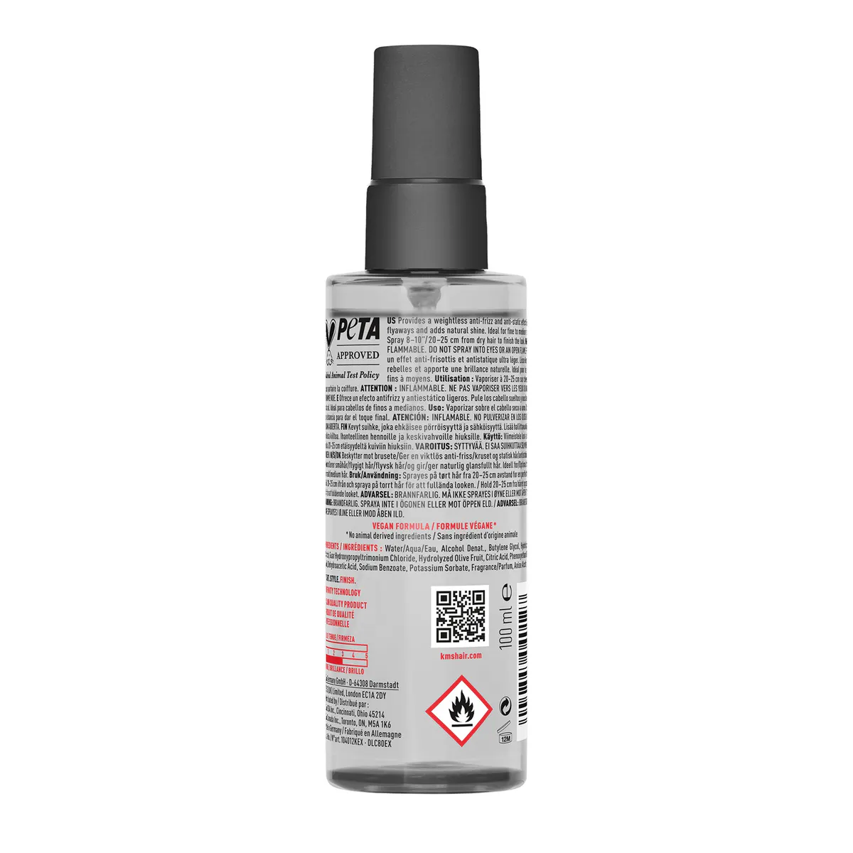 KMS All Smooth Anti-Frizz Serum 100ml, view 8