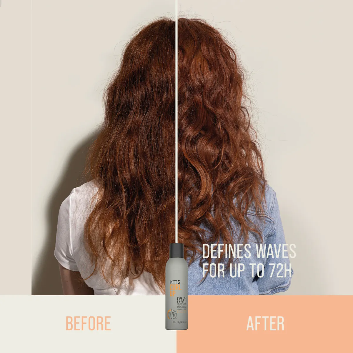 KMS Curl Up Wave Foam 200g, view 2