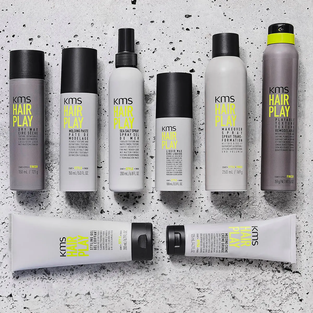 KMS Hair Play Makeover Spray 250ml, view 8
