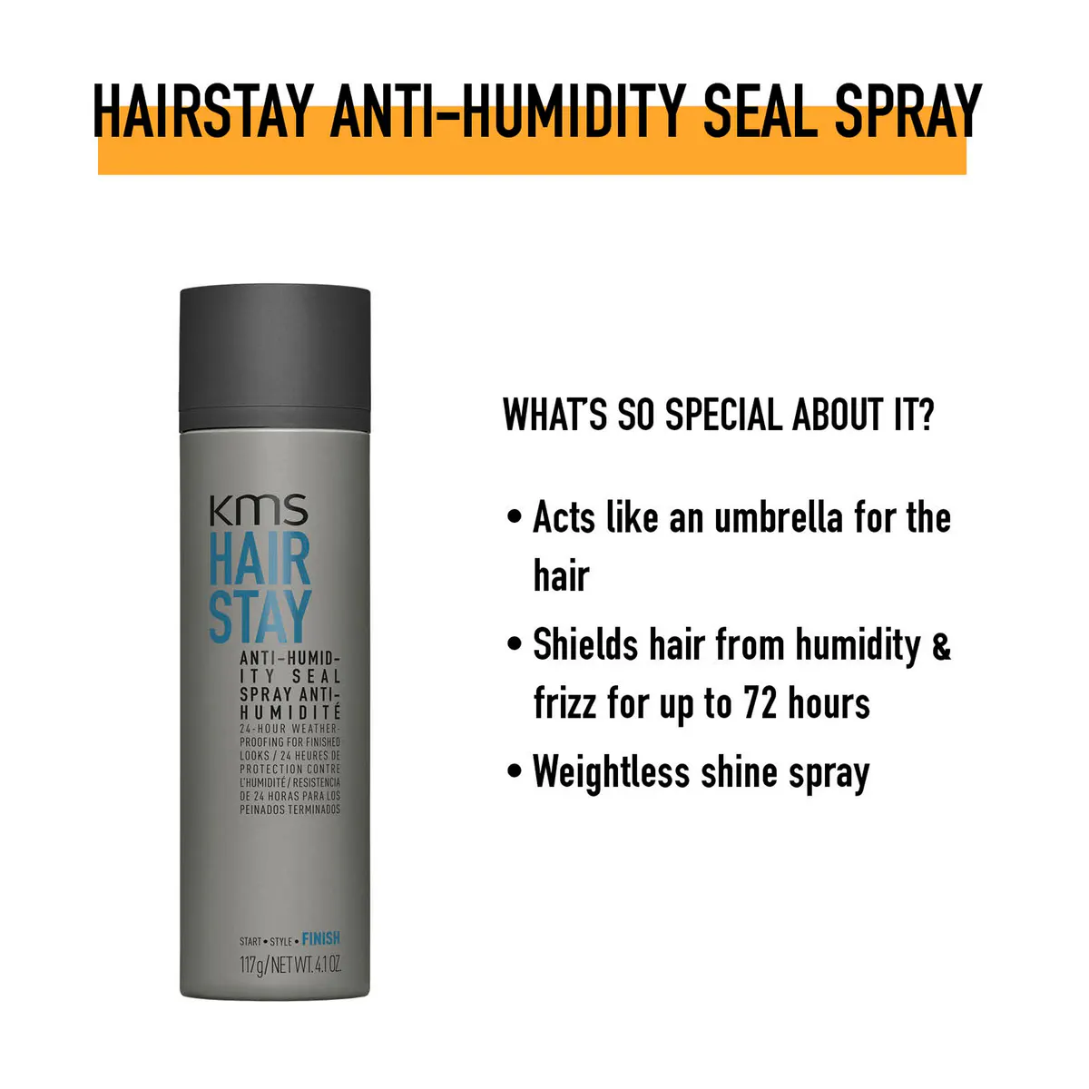 KMS Hair Stay Anti-Humidity Seal 150ml - Old Packaging, view 3