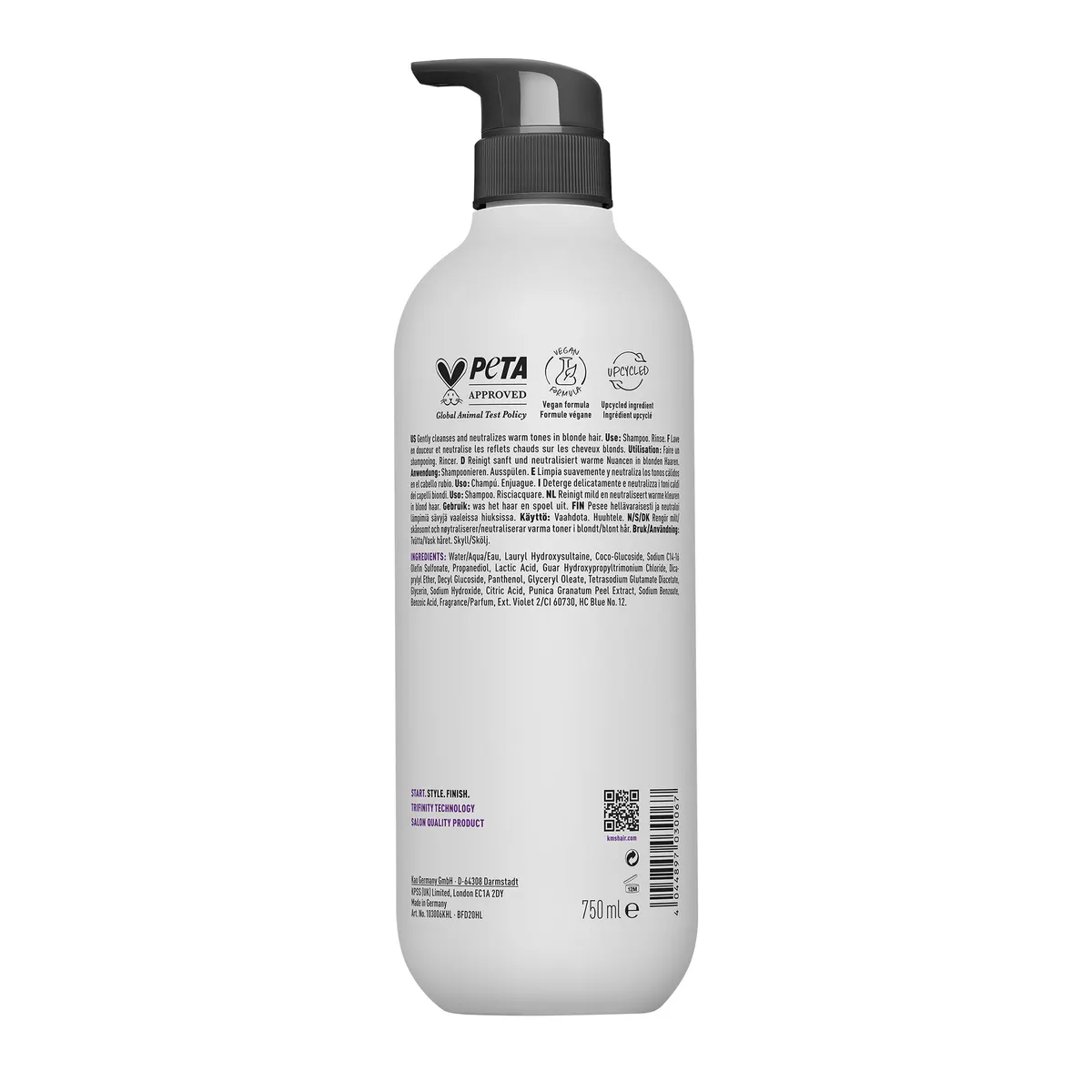 KMS Color Vitality Blonde Conditioner 750ml, view 3