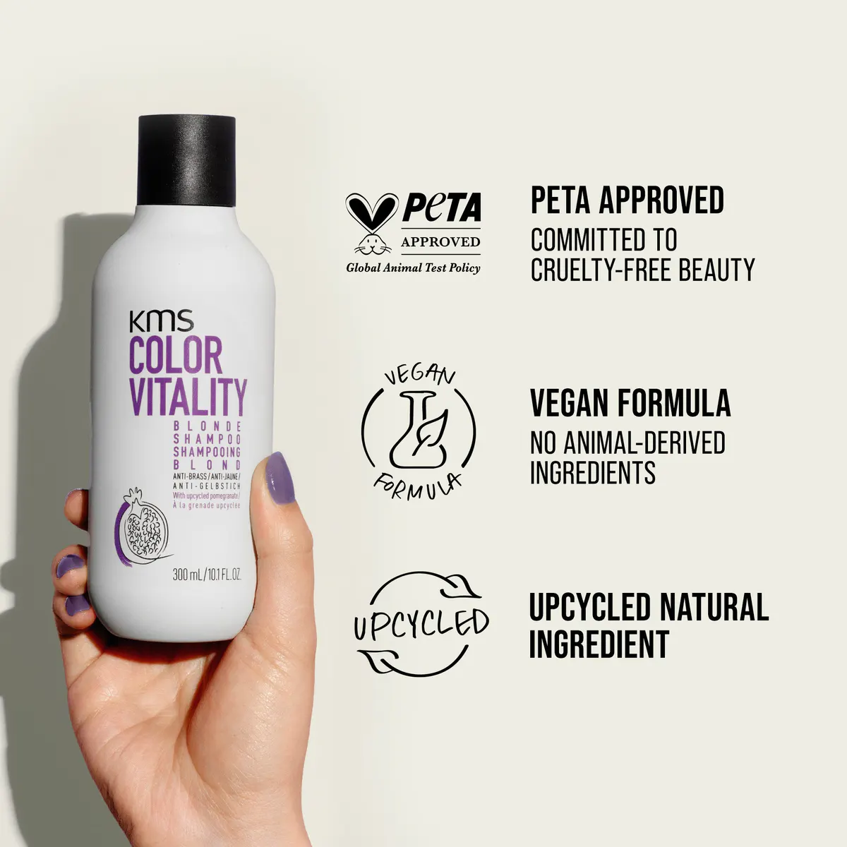 KMS Color Vitality Blonde Shampoo 300ml, view 6