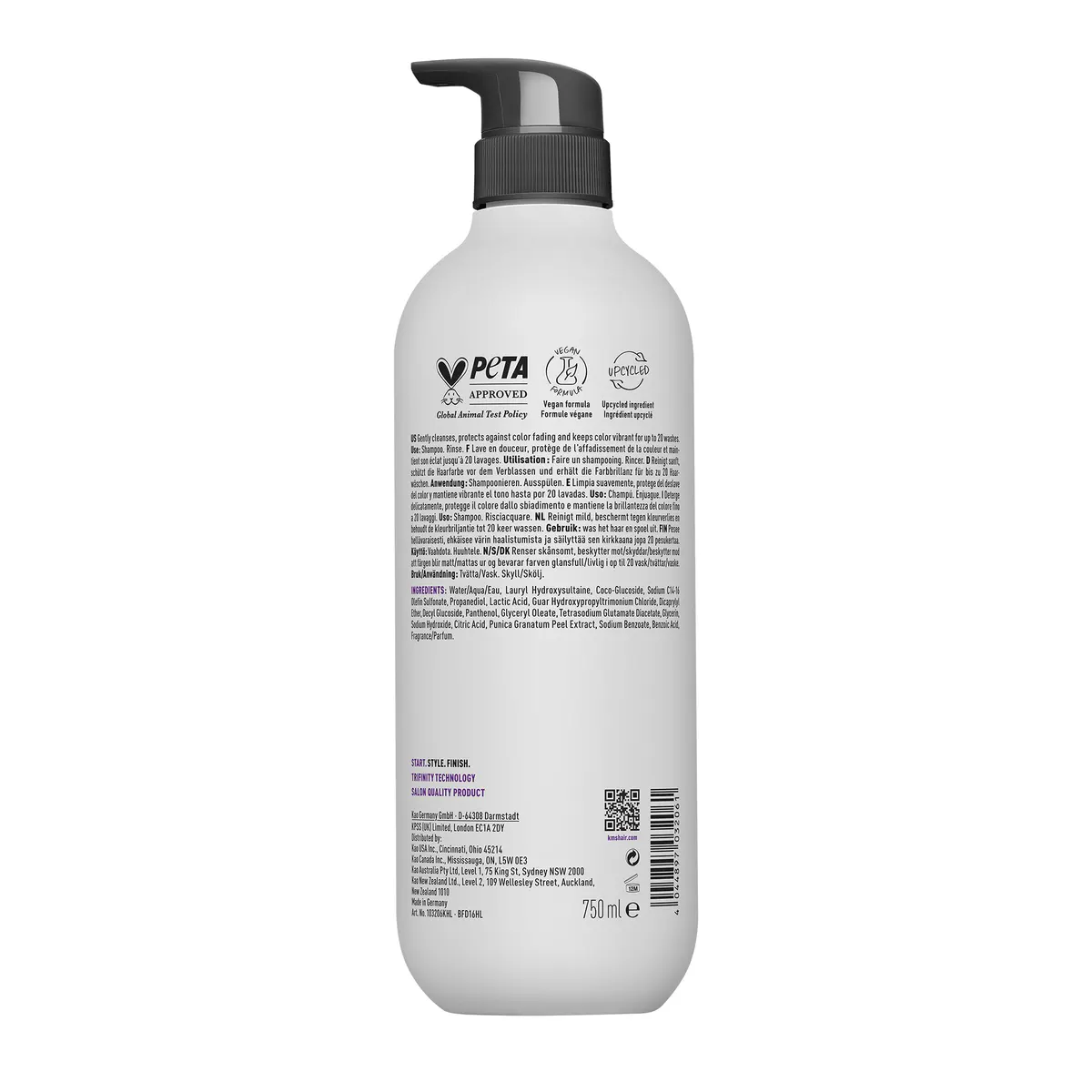 KMS Color Vitality Shampoo 750ml, view 5