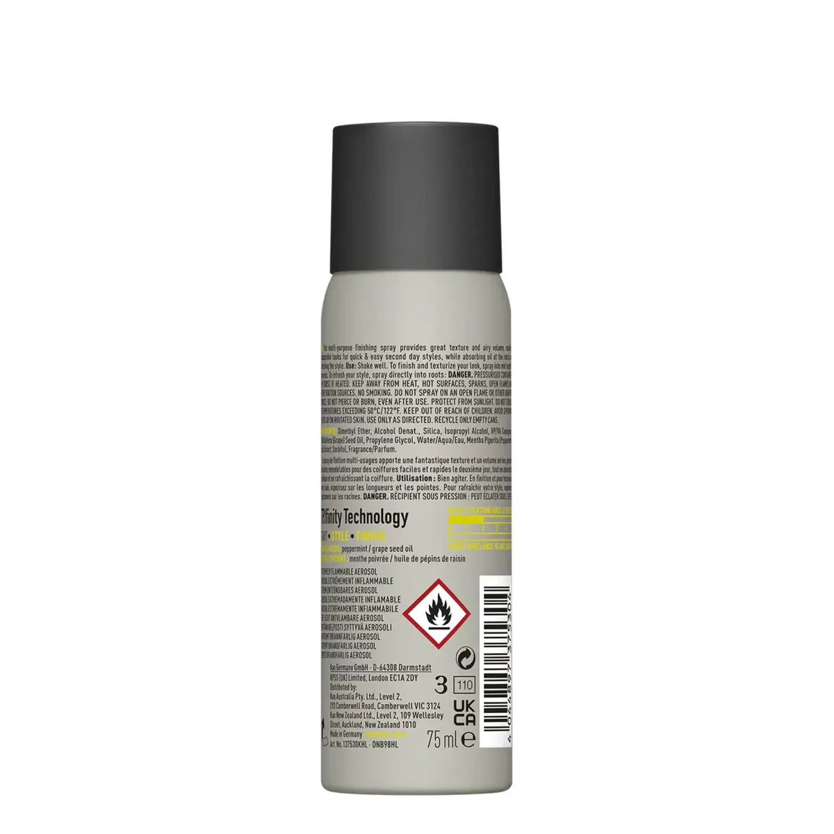 KMS Hair Play Dry Texture Spray Travel Size 75ml, view 2