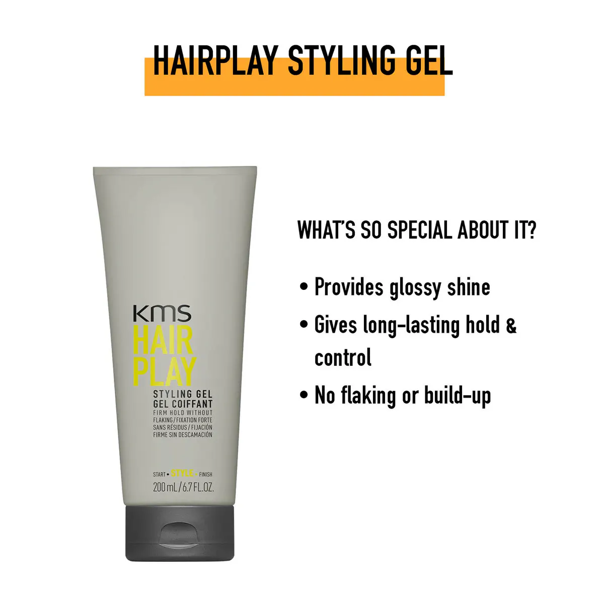 KMS Hair Play Styling Gel 200ml, view 4