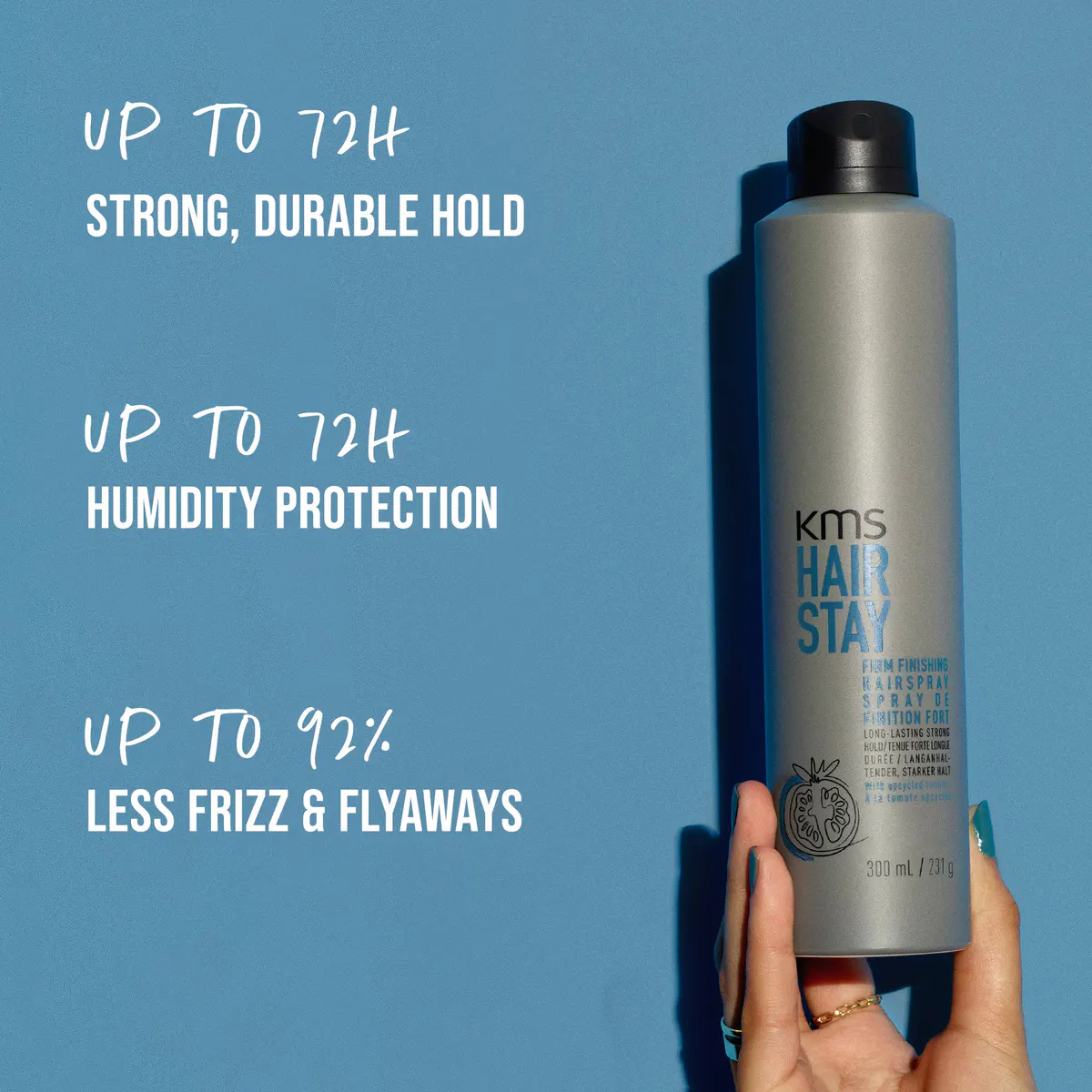 KMS Hair Stay Firm Finish Spray 300ml, view 4
