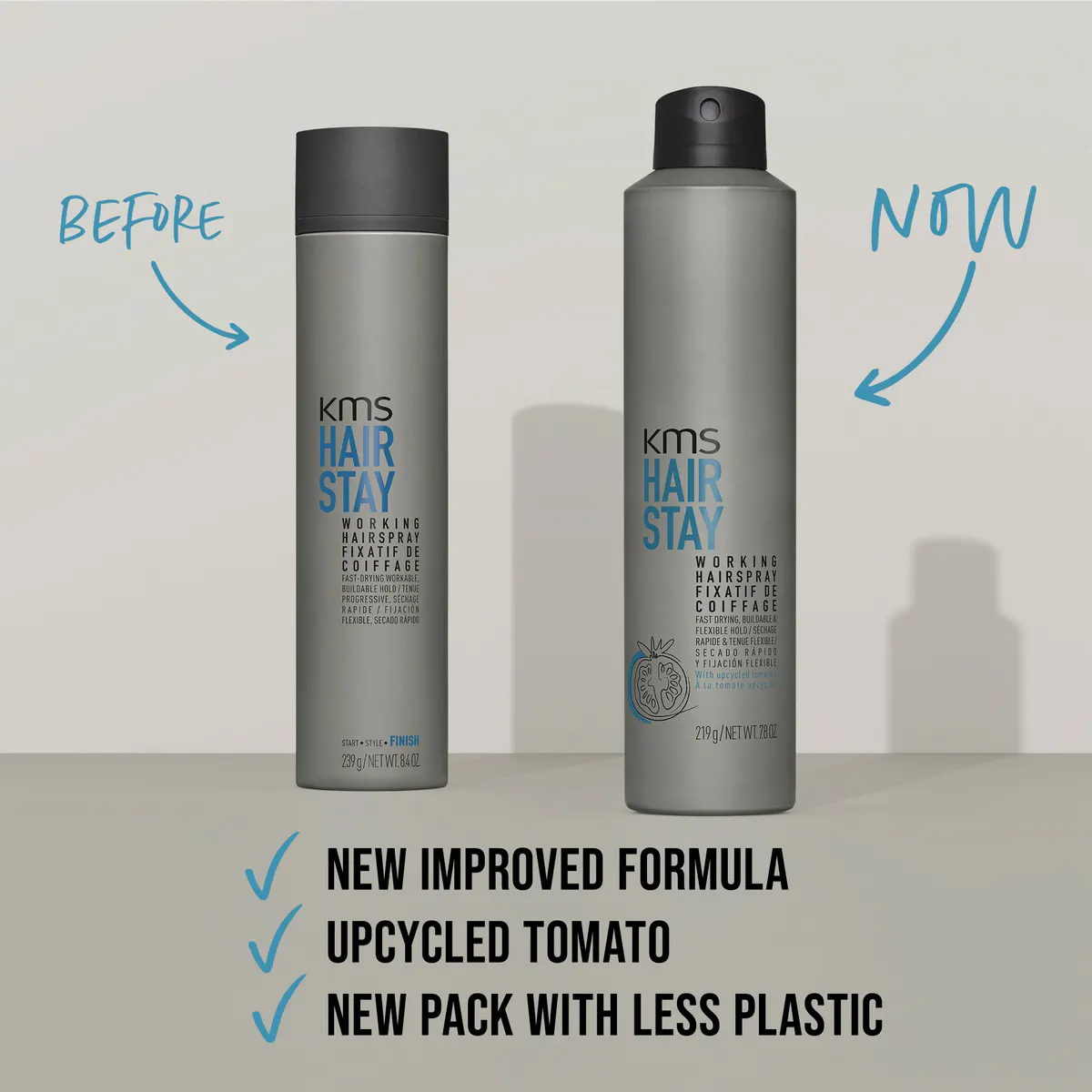 KMS Hair Stay Working Spray 300ml, view 6