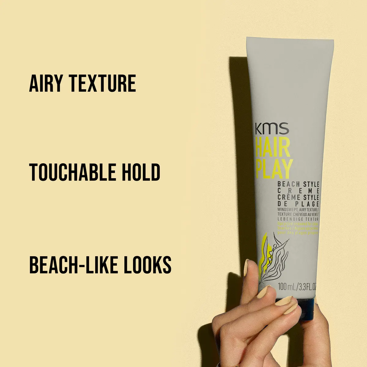 KMS Hairstay Beach Style Creme 100ml, view 6