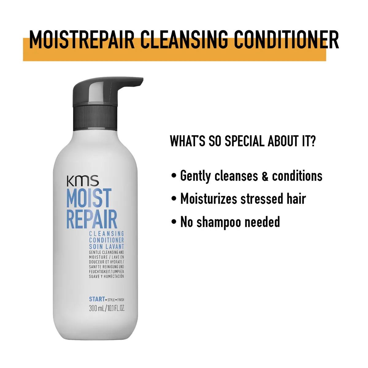 KMS Moist Repair Cleansing Conditioner 300ml Old Packaging, view 5