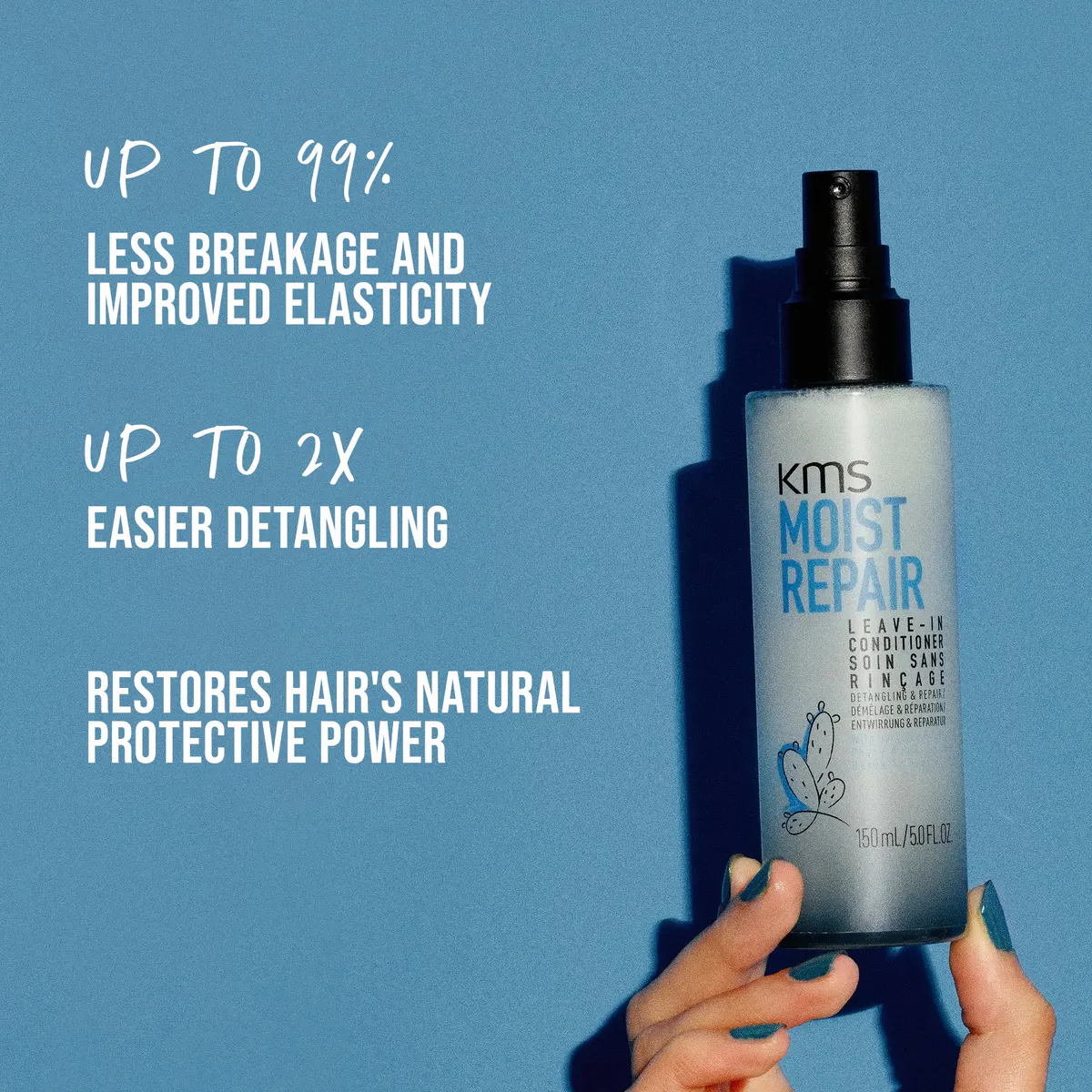 KMS Moist Repair Leave In Conditioner 150ml, view 2