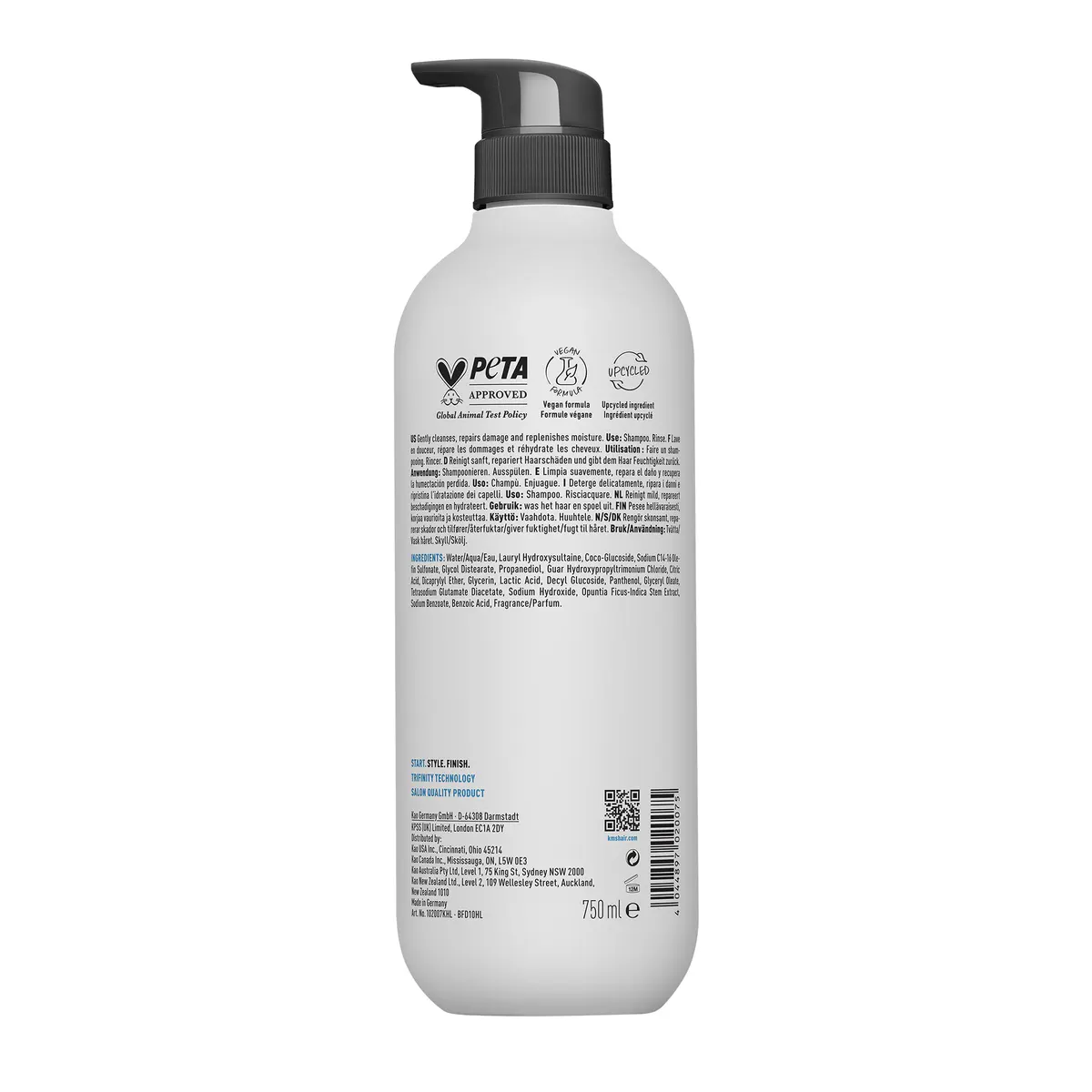 KMS Moist Repair Shampoo 750ml, view 4