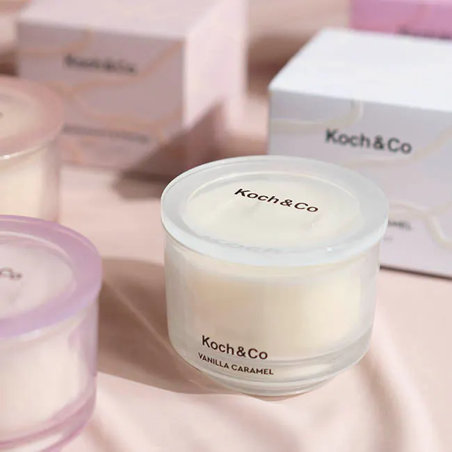 Koch & Co Soy Candle Mystical Vanilla Caramel 200g, view 6