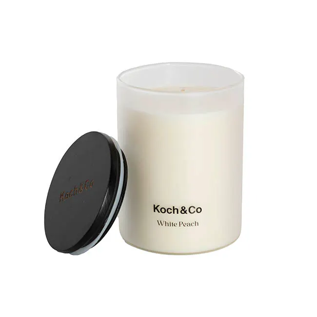 Koch & Co Soy Candle White Peach 350g, view 3