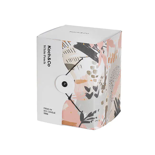 Koch & Co Soy Candle White Peach 350g, view 5