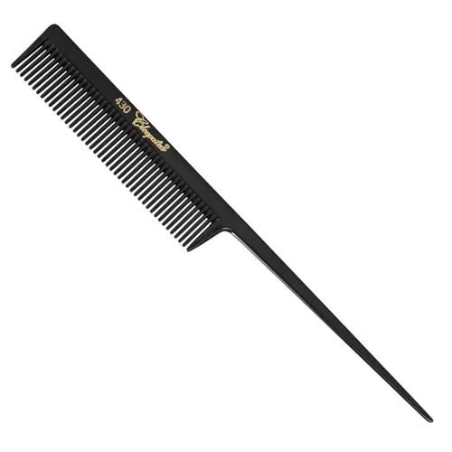 Krest Cleopatra 430 Wide Teeth Tail Comb in Black, view 2