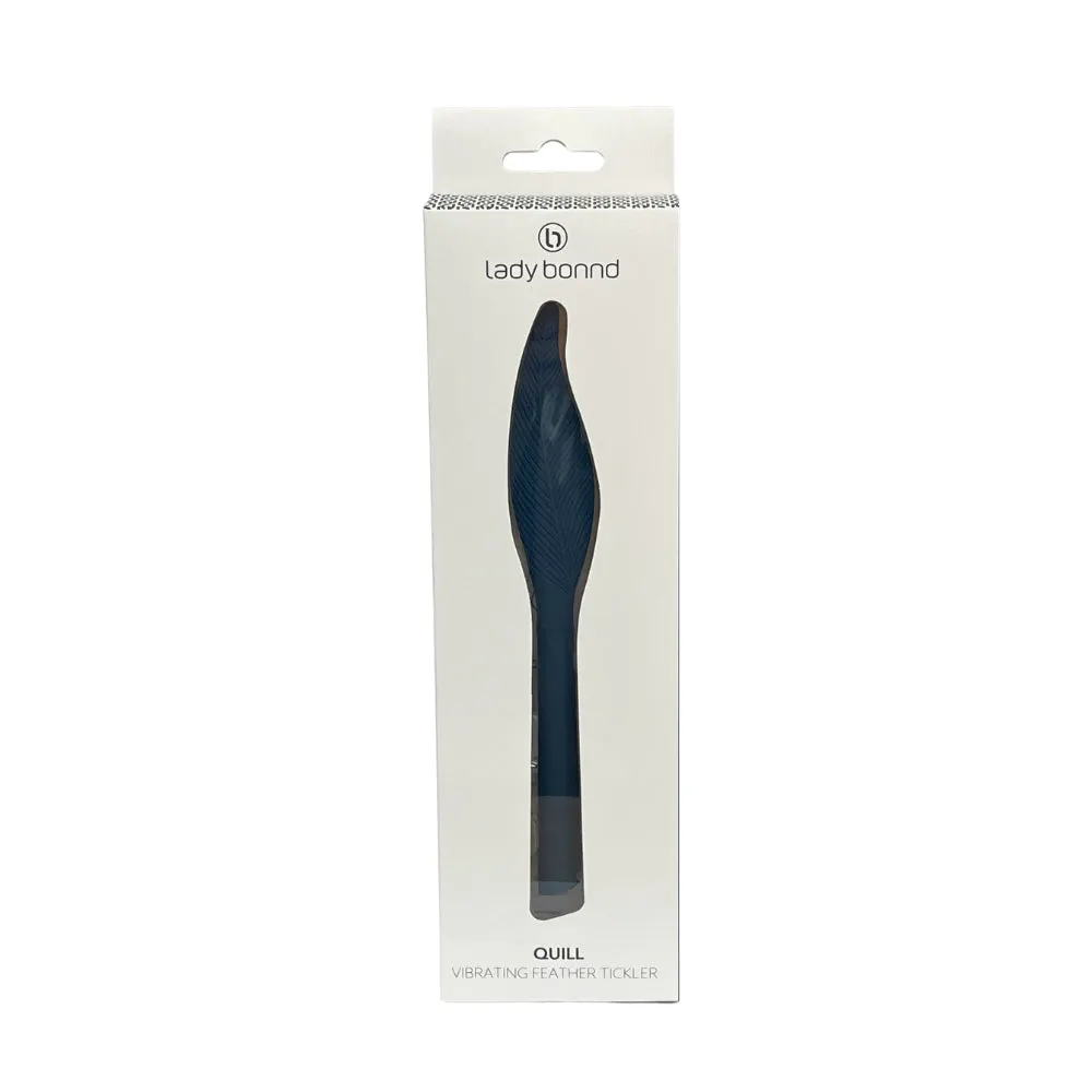 Lady Bonnd Quill Vibrating Feather - Blue, view 2