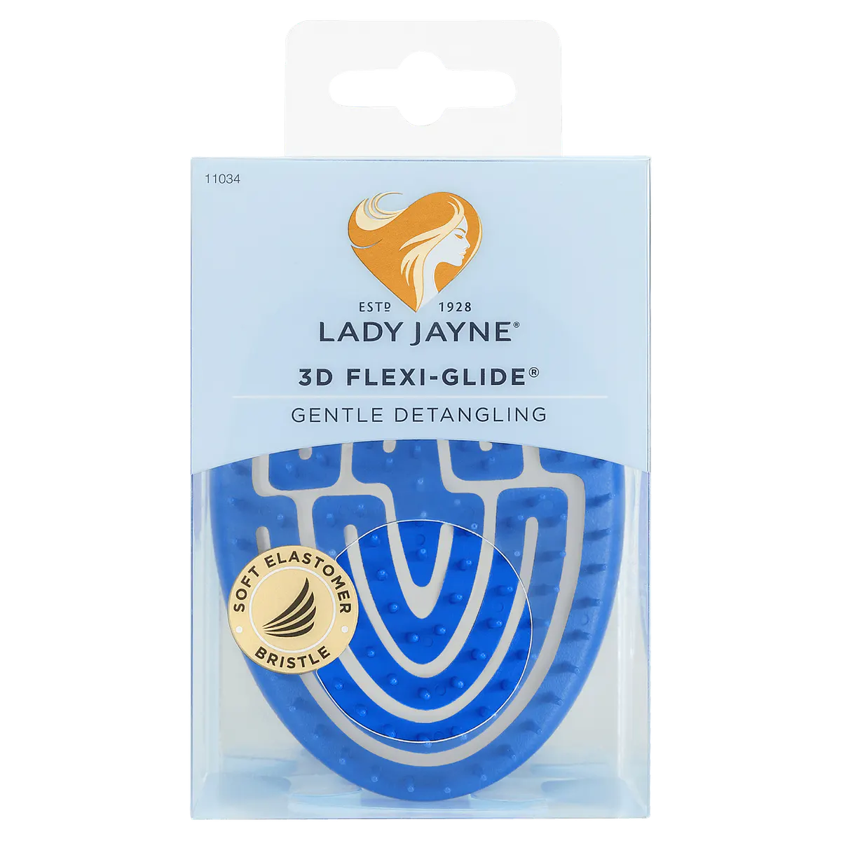 Lady Jayne 3D Flexi-Glide Detangler Brush