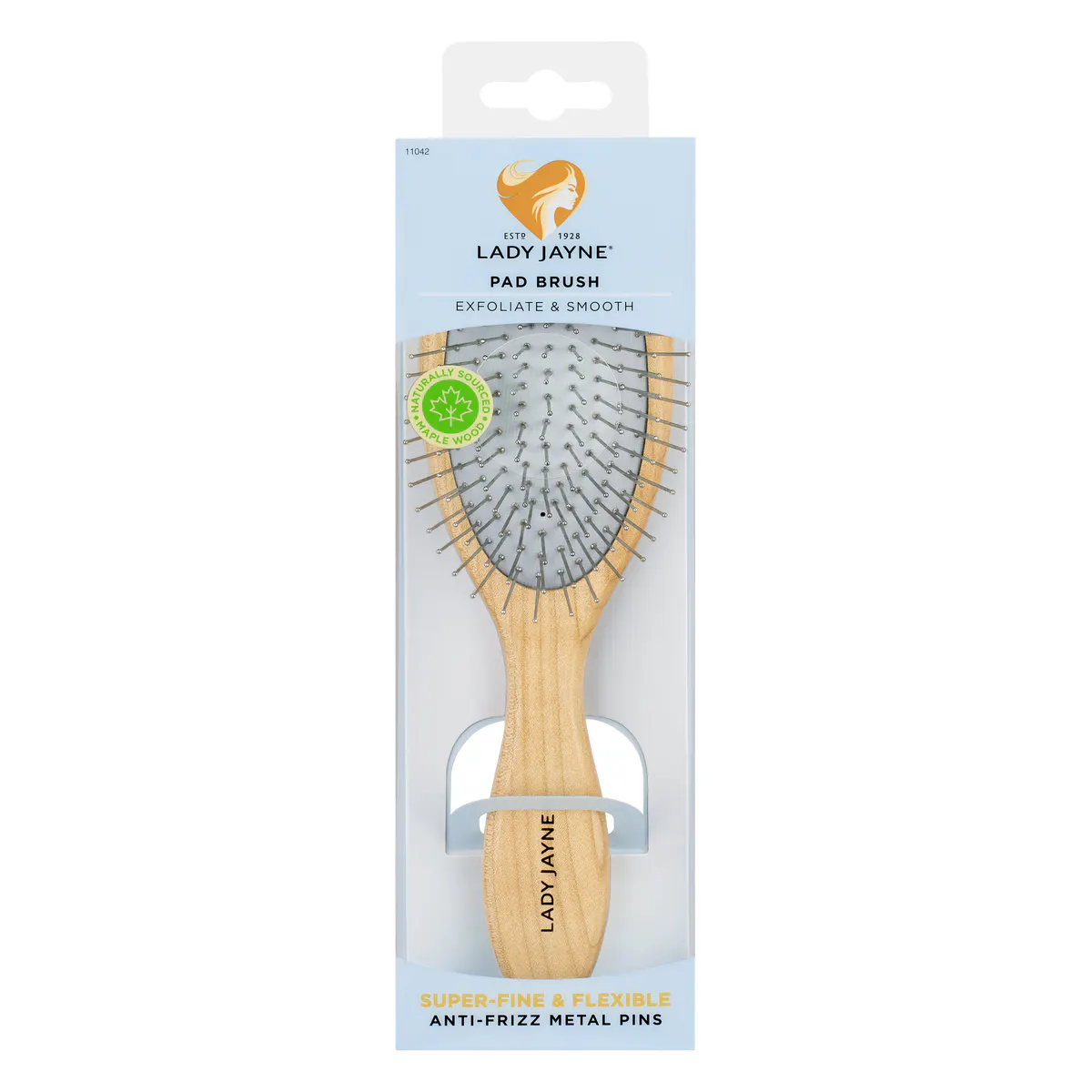 Lady Jayne Maple Wood Pad Brush - Exfoliate & Smooth, view 3