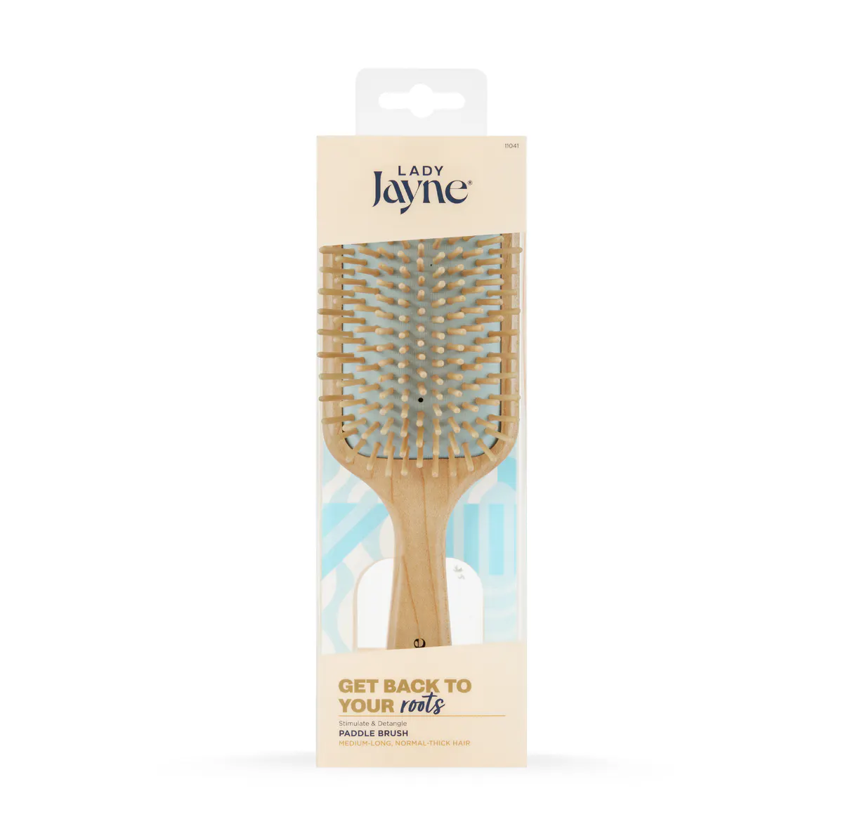 Lady Jayne Maple Wood Paddle Brush - Soothe & Detangle, view 2