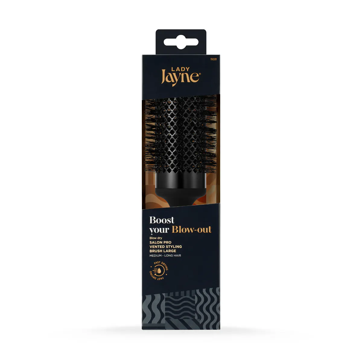 Lady Jayne Salon Pro Large Ceramic Radial Brush, view 3