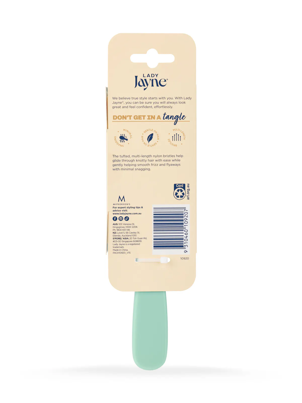 Lady Jayne Smooth & Knotless Detangling Brush - Large, view 5