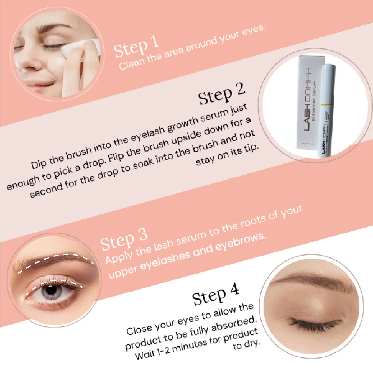 Lash Oomph Lash & Brow Enhancer Serum 3ml, view 3