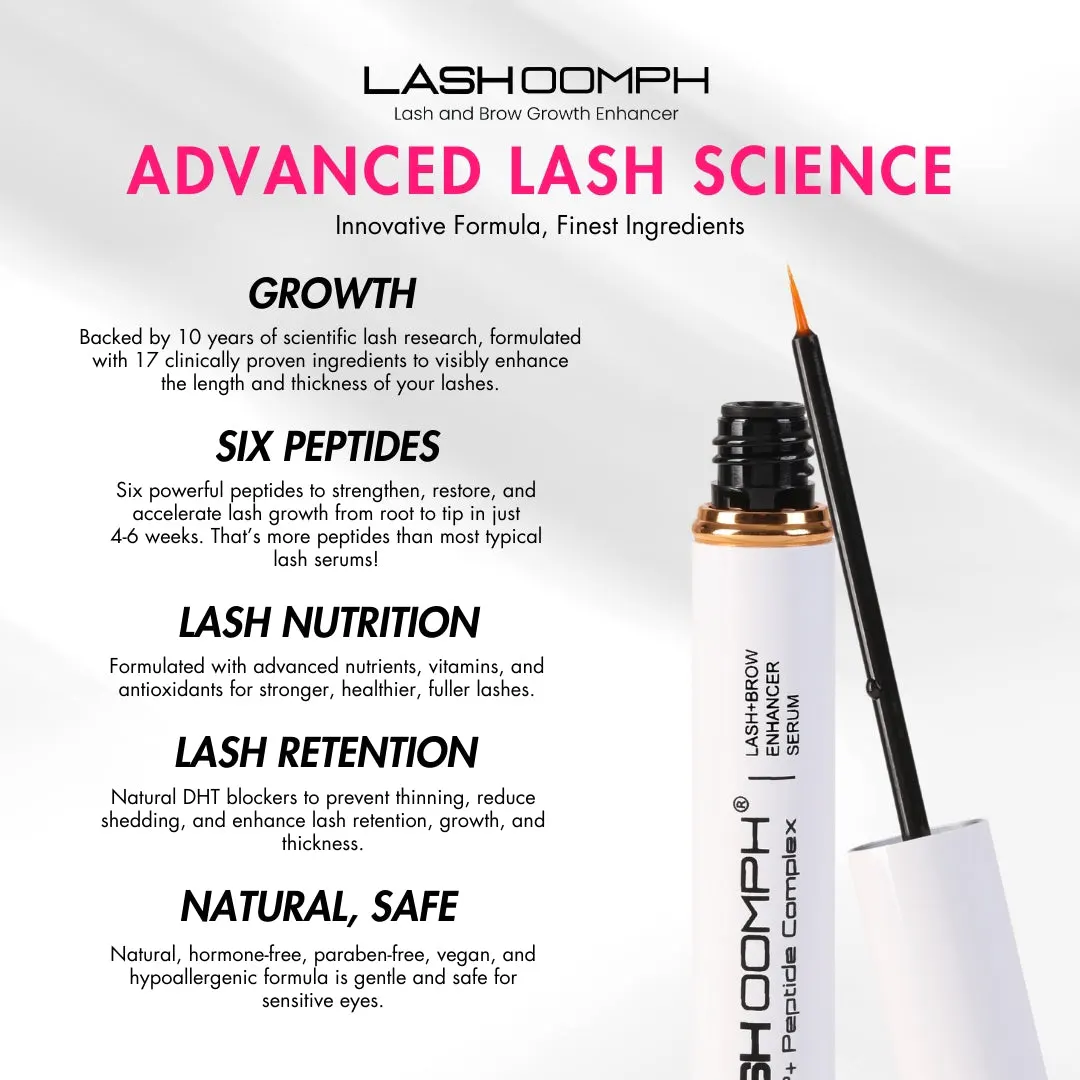 Lash Oomph Lash & Brow Enhancer Serum 3ml, view 4