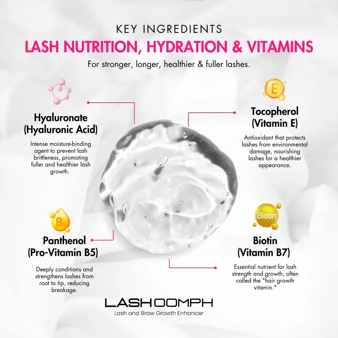 Lash Oomph Lash & Brow Enhancer Serum 3ml, view 6