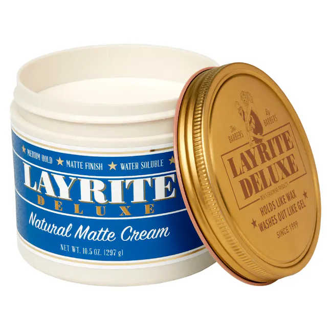 Layrite Natural Matte Cream Pomade Large Pot 297g, view 3