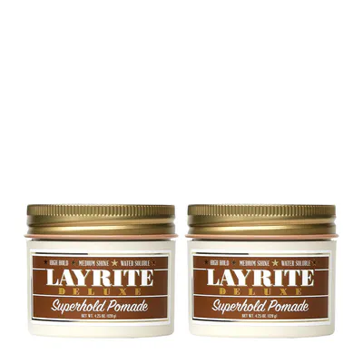 Layrite Superhold Pomade Duo Bundle