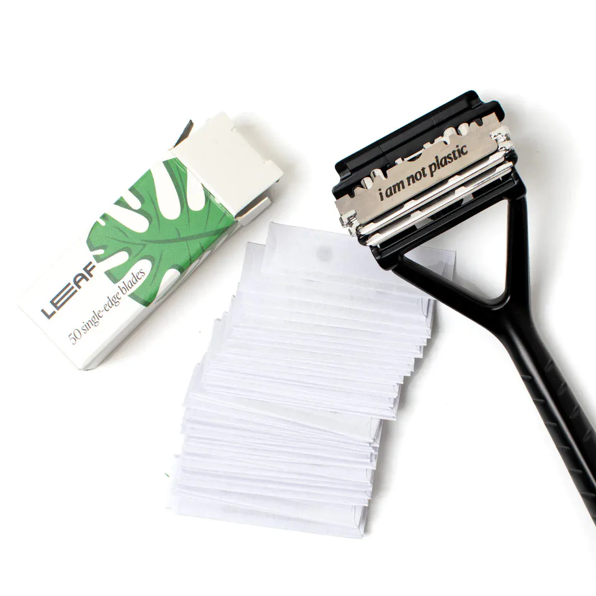 Leaf Shave 50 Pack Single-Edge Blades, view 2