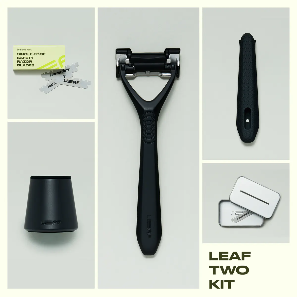 Leaf Shave Two Kit - Black, view 2