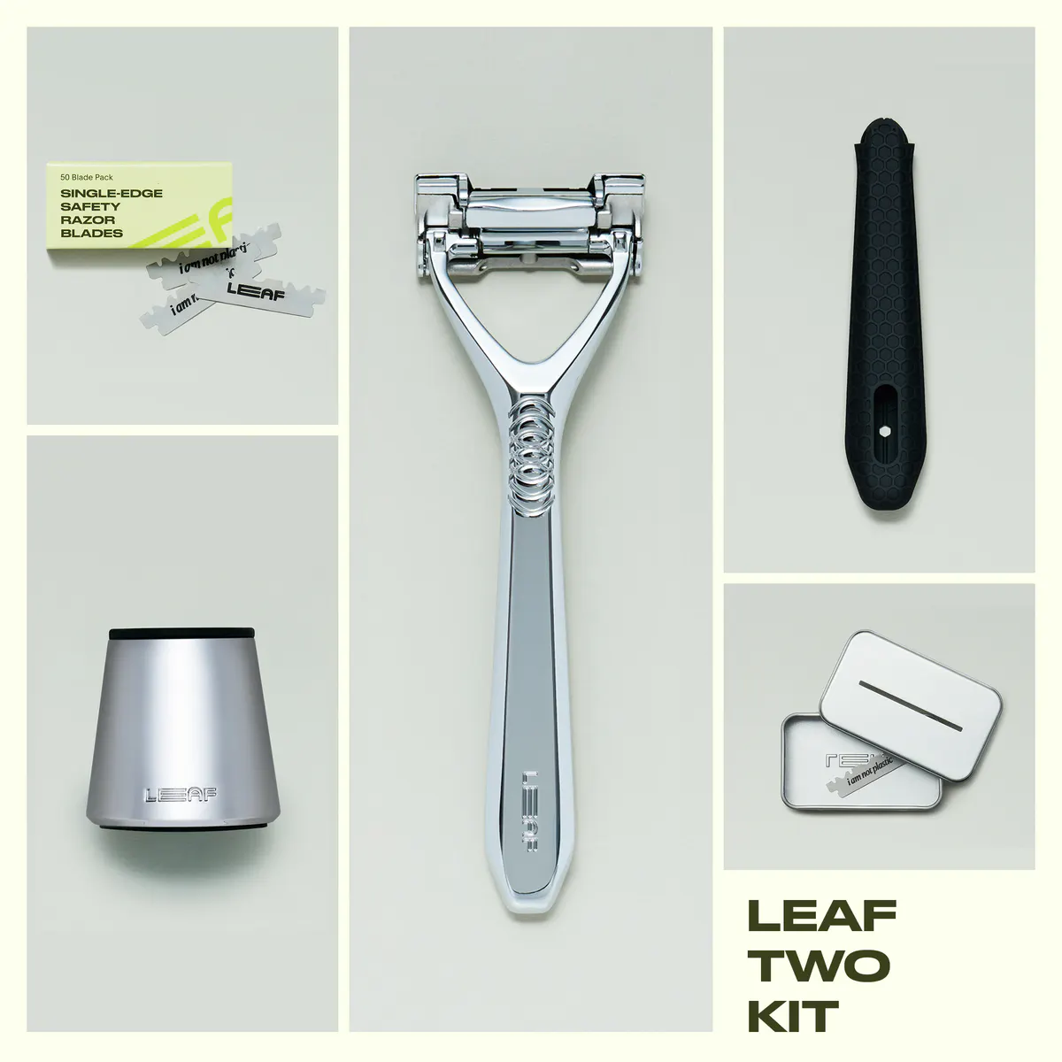 Leaf Shave Two Kit - Chrome, view 2