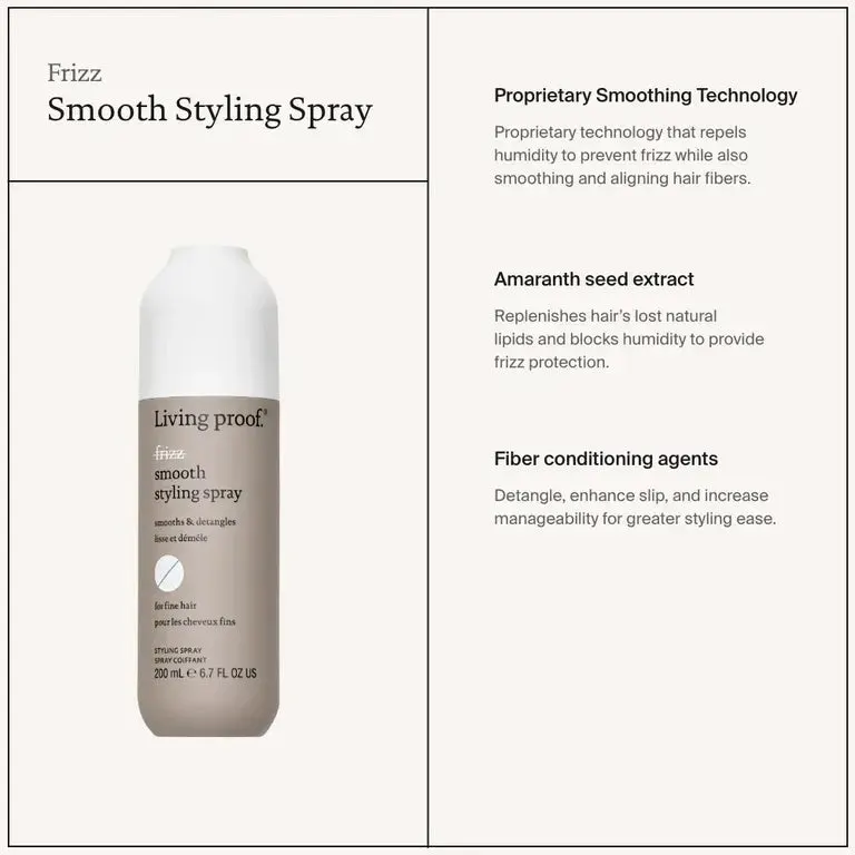 Living Proof No Frizz Smooth Styling Spray 200ml, view 5