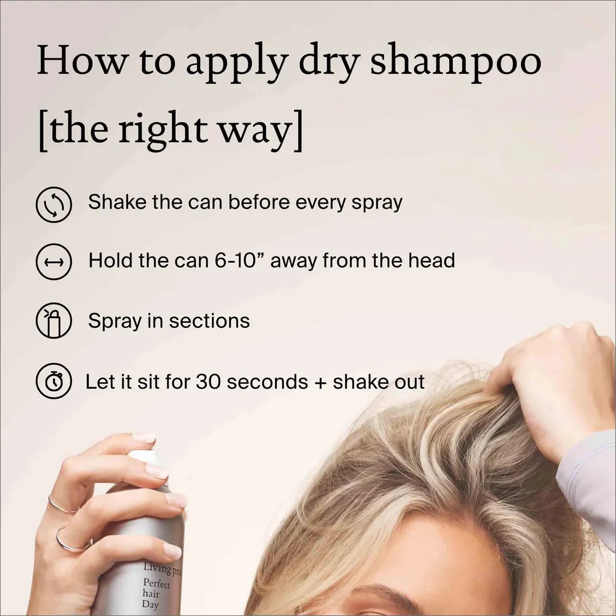 Living Proof Perfect Hair Day Phd Advanced Clean Dry Shampoo 90ml, view 4