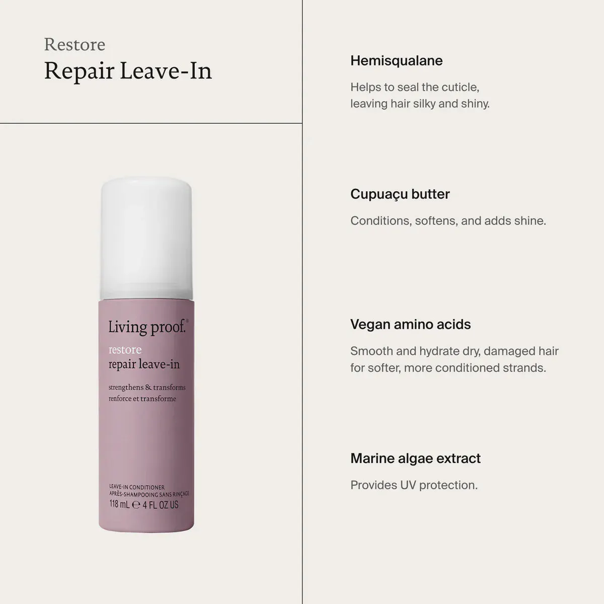 Living Proof Restore Instant Repair 118ml, view 3