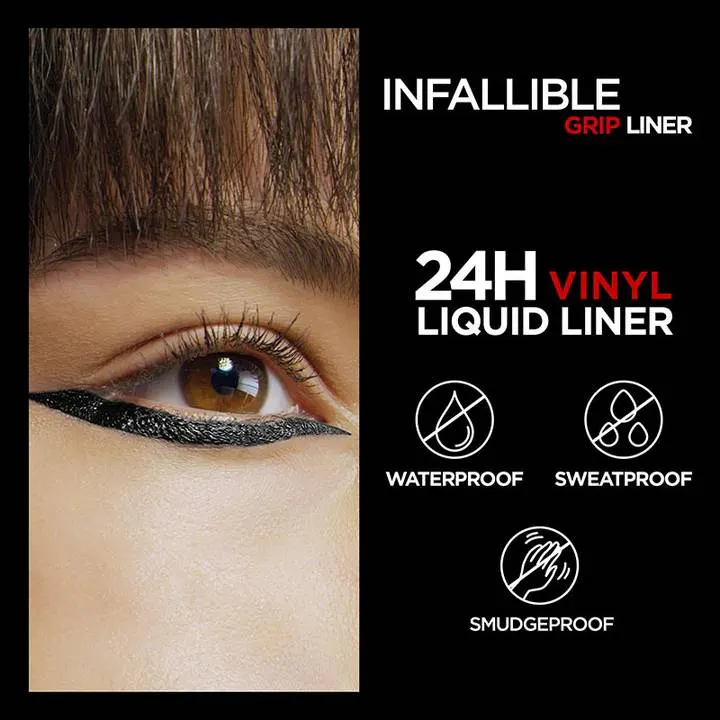 L'Oreal Paris Infallible Grip Longwear Liquid Eyeliner 3ml, view 4