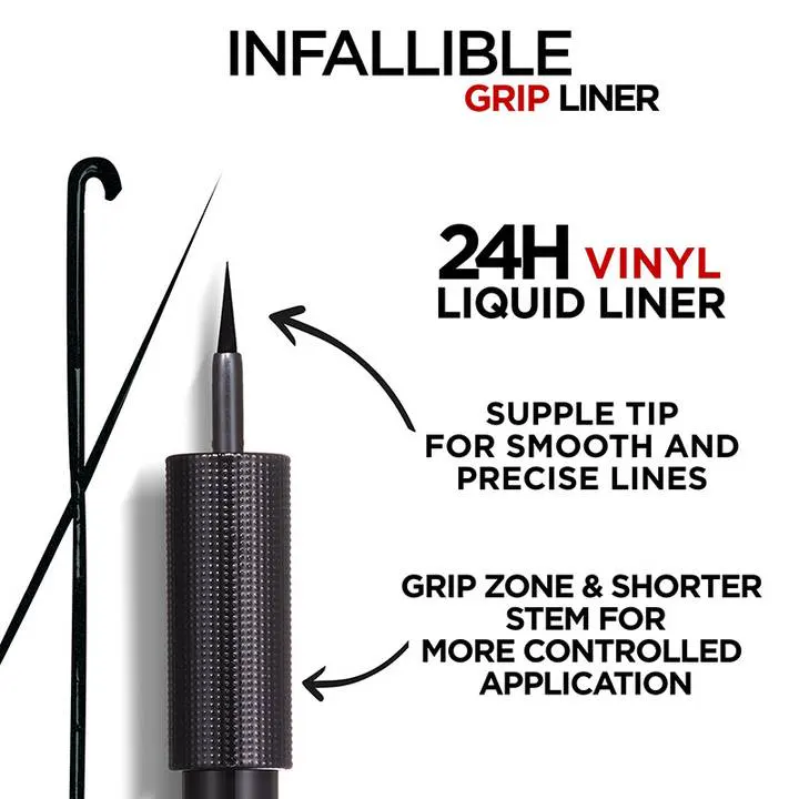 L'Oreal Paris Infallible Grip Longwear Liquid Eyeliner 3ml, view 5