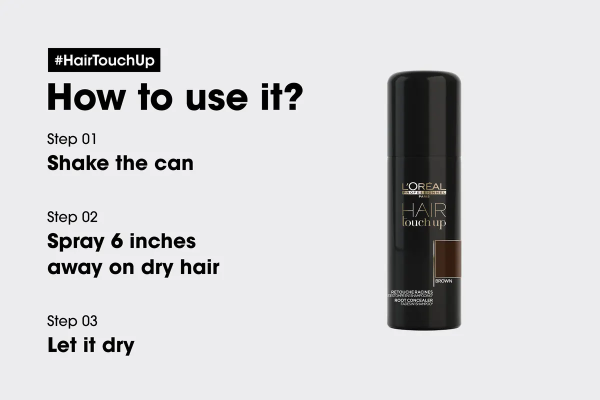 L'Oréal Professionnel Hair Touch Up 75ml - Brown, view 4