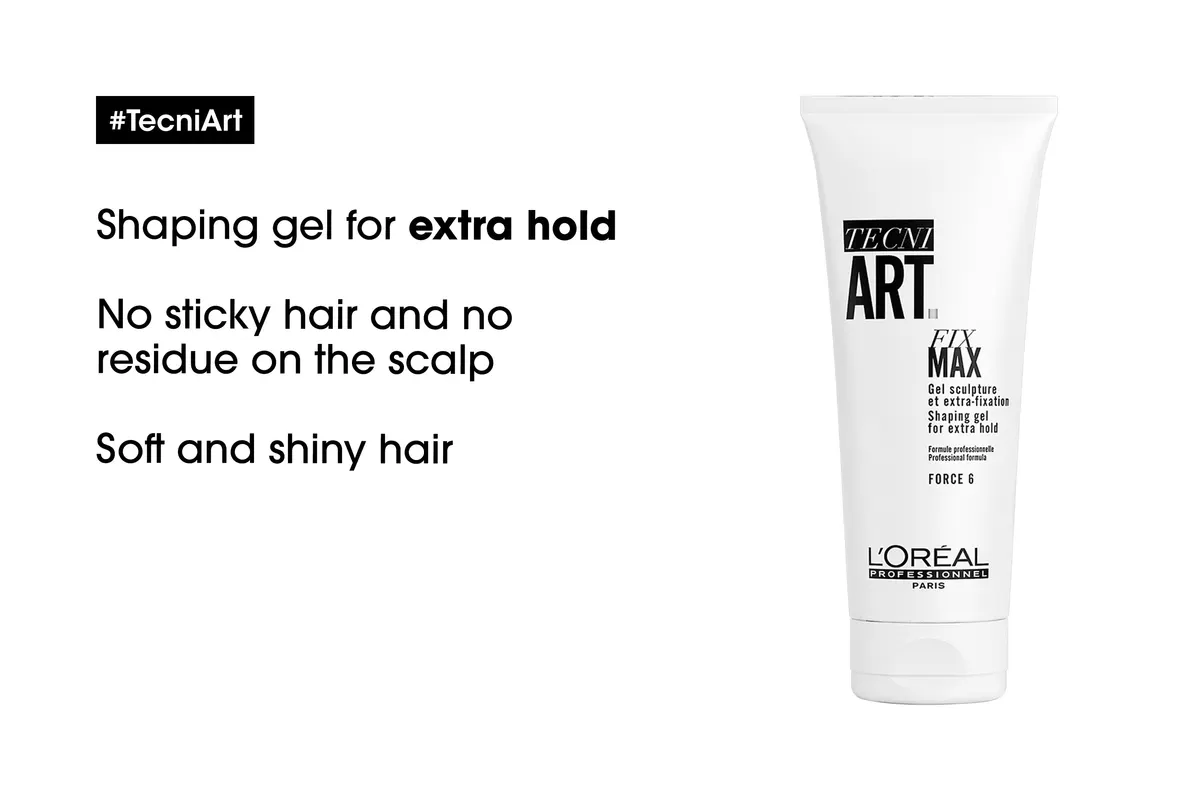 L'Oréal Professionnel Tecni.ART Fix Max Shaping Gel for Extra Hold 200ml, view 4