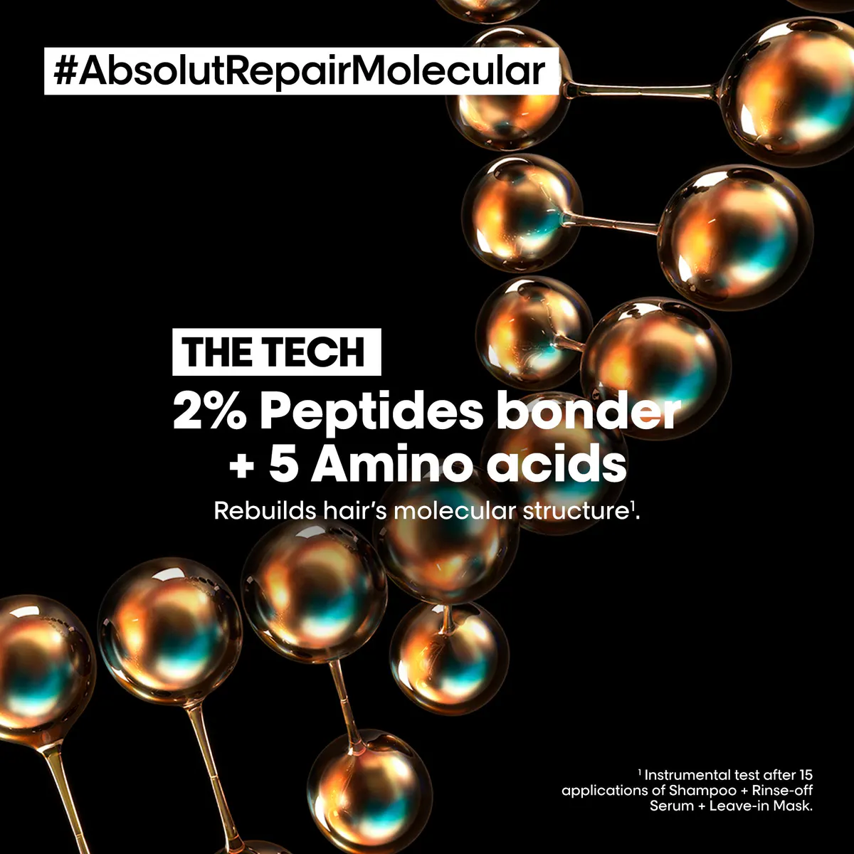 L'Oréal Professionnel Absolut Repair Molecular Leave-in Mask 100ml, view 4